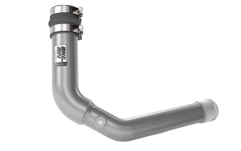 Subaru WRX Charge Pipe Kit - K&N Engineering - Aluminum - Gunmetal Gray - `22-`23 Subaru WRX Charge Pipe Kit - K&N Engineering - Aluminum - Gunmetal Gray - `22-`23